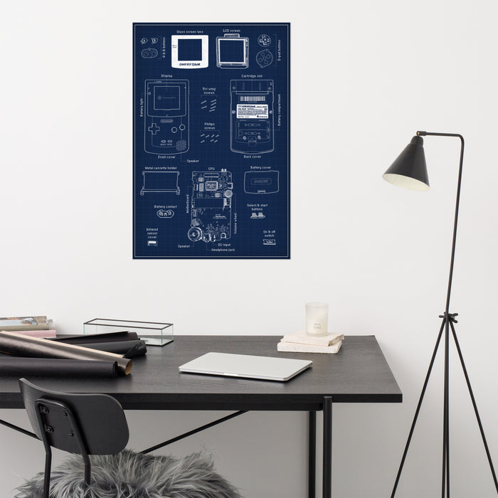 Hand Held Sketch Poster - Vertical