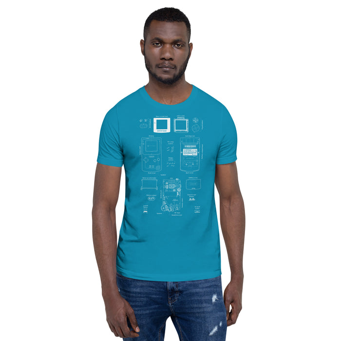 Game Boy Color Sketch Unisex T-Shirt