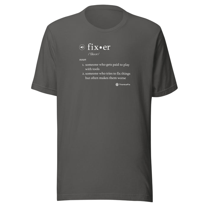 Fixer Definition Unisex T-Shirt - Dark