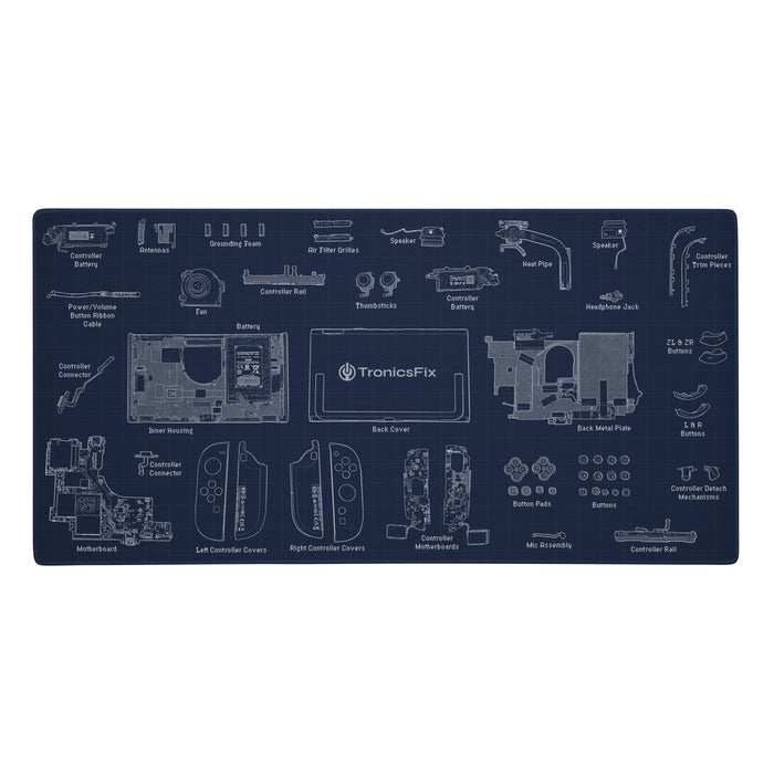 Modern Handheld Sketch Desk Mat - Print on Demand