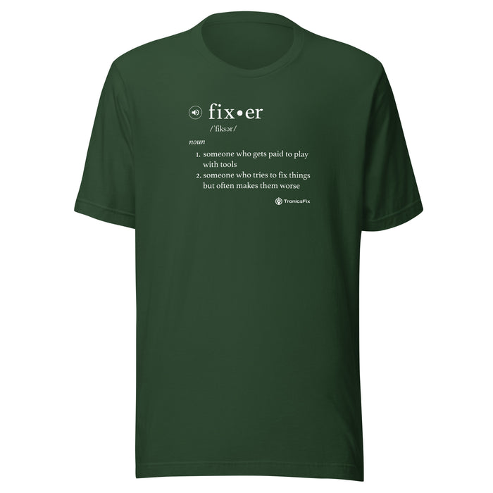 Fixer Definition Unisex T-Shirt - Dark